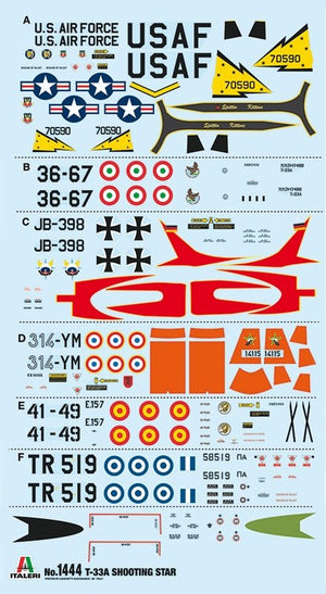 Italeri 1444 T-33A SHOOTING STAR 1/72  – immagine 2