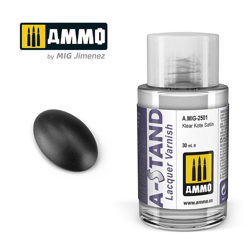 Munitions de Mig 2501 A-STAND Klear kote Satin 30ml