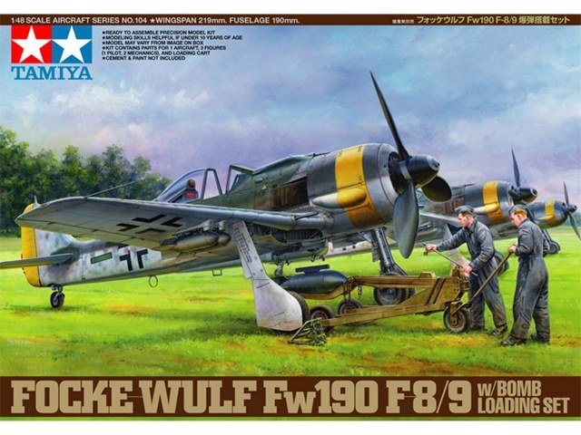 Tamiya 61104 Focke Wulf Fw 190F-8/9 (1/48) 