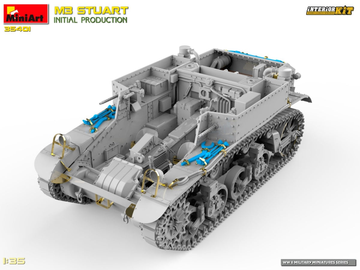 MiniArt 35401 M3 STUART PRODUCTION INITIALE 1/35 – image 5