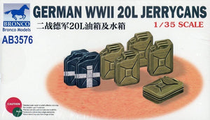 Bronco AB3576 Jerricans allemands de la Seconde Guerre mondiale 20L 1/35