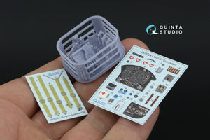 Intérieur du MiG-3 Quinta Studio QD+32241 imprimé en 3D et coloré sur papier décalcomanie (Trumpeter) (avec pièces en résine imprimées en 3D) 1/32 – image 2