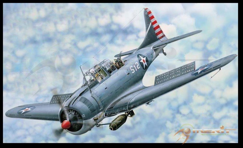 J'adore le kit 61801 SBD-3-4 Dauntless 1/18
