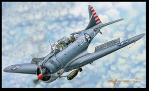 J&amp;#39;adore le kit 61801 SBD-3-4 Dauntless 1/18