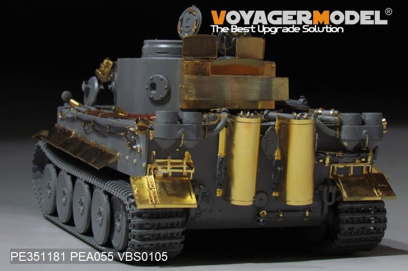 Maquette Voyager PE351181 Char Tiger I allemand de la Seconde Guerre mondiale, première production (pour Border BT-010) 1/35 – Bild 22