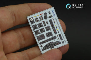 Intérieur imprimé en 3D et coloré sur papier décalcomanie (ICM) Quinta Studio QD48266 He 111H-3/H-6 1/48 – immagine 10