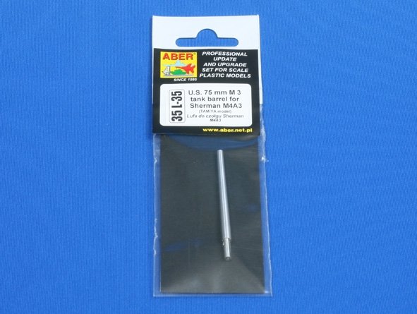Aber 35L-035 US 75mm M3 tank barrel Sherman M4A3 1/35 – zdjęcie 4