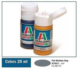 Italeri 4746AP FLAT GRIS MOYEN 20 ml