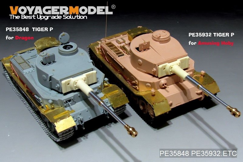 Maquette Voyager PE35932 Panzerkampfwagen VI allemand de la Seconde Guerre mondiale (P) pour AMUSING 35A023 1/35 – image 12