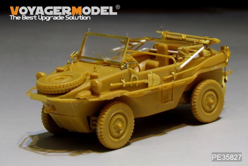 Maquette Voyager PE35827 Schwimmwagan allemand Type 166 de la Seconde Guerre mondiale (pour HERO 35001) 1/35 – immagine 2