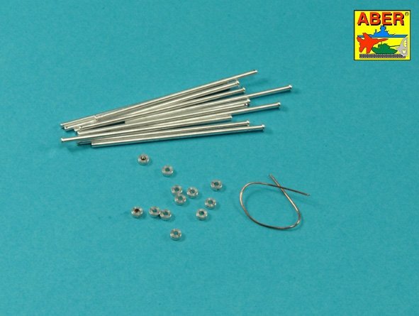 Aber 16170A Jeu de goupilles pour chenilles de rechange du char Panther (12 pièces) 1/16