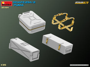 MiniArt 35414 Sd.Kfz. 234/2 PUMA. KIT INTÉRIEUR 1/35  – immagine 29
