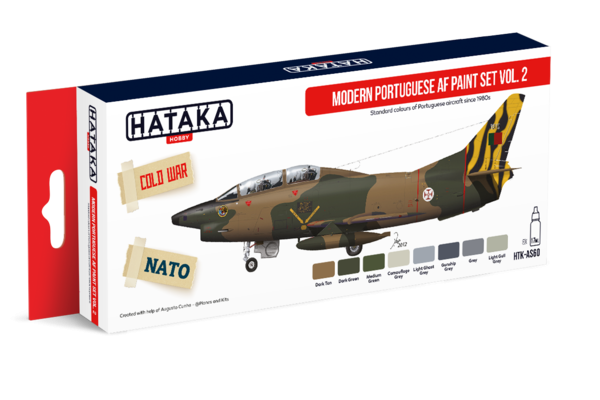 Hataka Hobby HTK-AS60 Peinture AF portugaise moderne v.2 (8x17ml)