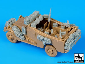 Ensemble d&amp;#39;accessoires pour voiture de reconnaissance Black Dog T72074 M3 Scout, compatible avec Italeri au 1/72  – imagen 4