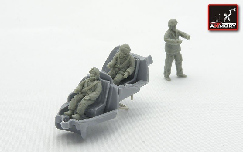 Maquette Armory Models F7205 Équipage d'hélicoptère soviétique (moderne) 1/72