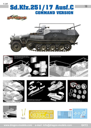 Cyber ​​​​Hobby 6413 Sd.Kfz.251/17 Ausf.C Version de commande (1/35) – Bild 2