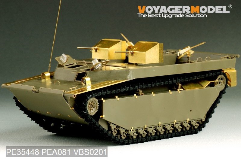 Maquette Voyager PE35448 WWII US LVT-4 Water Buffalo Landing Vehicle Chenillé de base pour AFV CLUB 35205 1/35  – immagine 11