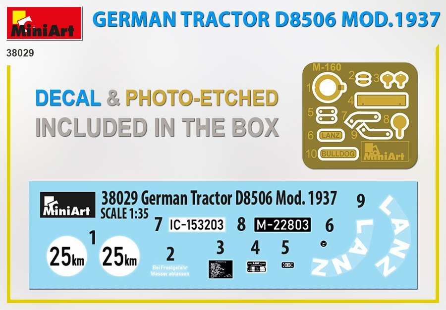 MiniArt 38029 TRACTEUR ALLEMAND D8506 MOD. 1937 1/35 – image 4