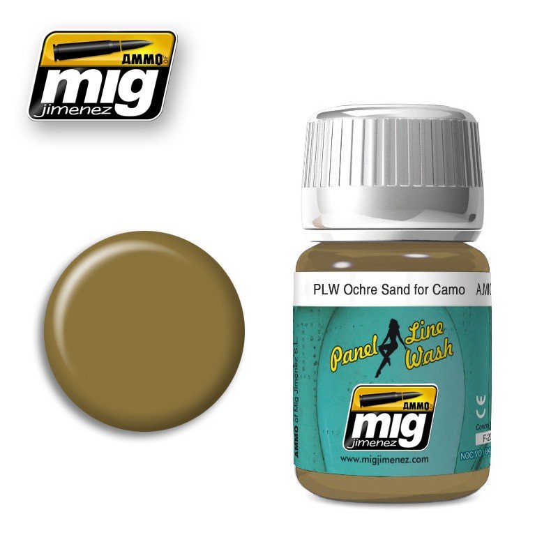 Munitions Mig Jimenez 1622 PLW OCRÈME POUR CAMOUFLAGE SABLE 35 ml