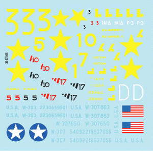 Star Decals 35-C1046 États-Unis en Afrique du Nord 1942-43 #2 1/35 – image 3