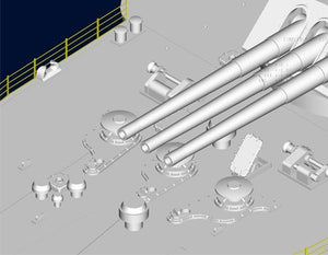 Trumpeter 03701 USS Arizona BB-39 1/200 – immagine 8