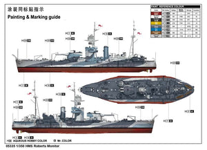 Trumpeter 05335 HMS Roberts Monitor  – immagine 4