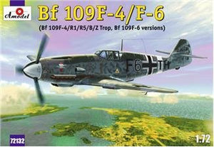 Maquette A-Model 72132 Messerschmitt Bf-109F4/R1/R5/B/Z Trop/F6 versions 1/72
