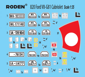 Roden 820 Ford V8-G81 Cabriolet 1/35 – Bild 3