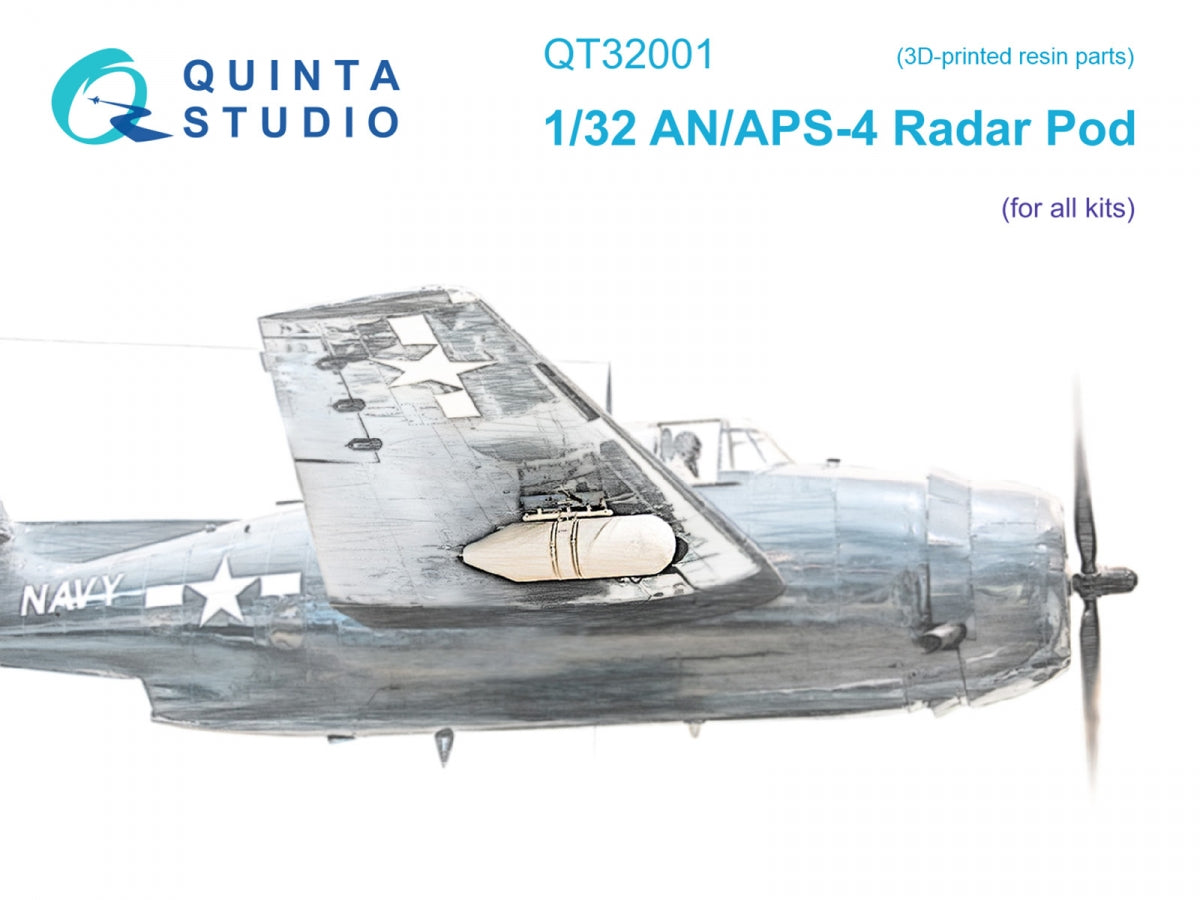 Quinta Studio QT32001 Nacelle radar AN/APS-4 (Tous les kits) 1/32