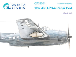 Quinta Studio QT32001 Nacelle radar AN/APS-4 (Tous les kits) 1/32
