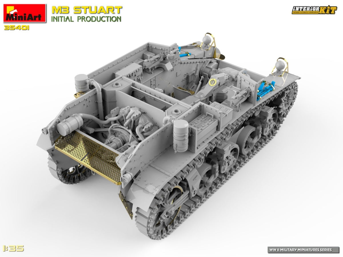 MiniArt 35401 M3 STUART PRODUCTION INITIALE 1/35 – image 8