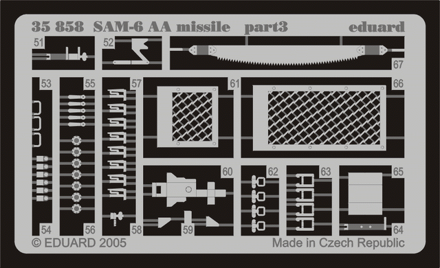 Missile antiaérien SAM-6 Eduard 35858, échelle 1/35, Trumpeter – immagine 3