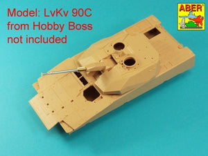 Canon Aber 35L-320 de 40 mm L/70 Bofors pour char suédois LvKv 90C / Canon Bofors 40 mm L/70 pour char suédois LvKv 90C à l&amp;#39;échelle 1/35 – image 4
