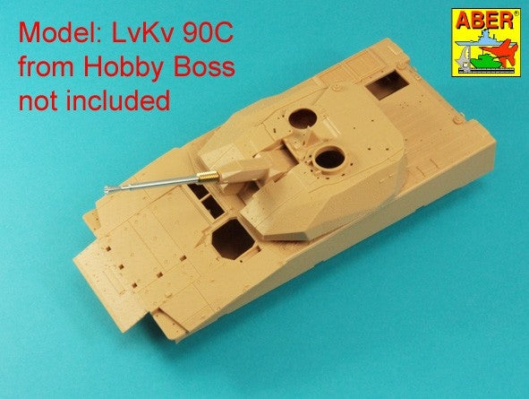 Canon Aber 35L-320 de 40 mm L/70 Bofors pour char suédois LvKv 90C / Canon Bofors 40 mm L/70 pour char suédois LvKv 90C à l&amp;#39;échelle 1/35 – image 4