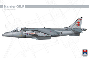 Hobby 2000 48044 Harrier GR.9 (Hasegawa + CARTOGRAF + MASQUES) 1/48