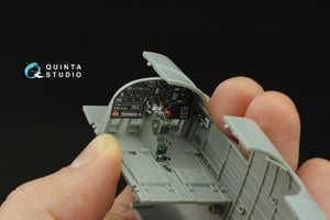 Quinta Studio QD48436 B-25J Mitchell Nez en verre Intérieur coloré imprimé en 3D sur papier décalcomanie (HK models) 1/48 – image 7
