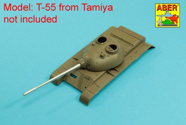 Canon Aber 48L-41 de 100 mm pour char russe D-10T T-55, compatible avec la maquette Tamiya : 32571 ; échelle 1/48 – imagen 5