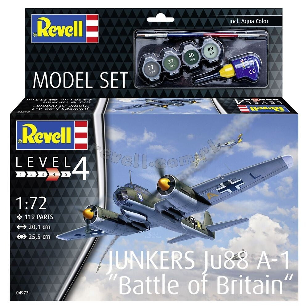 Revell 64972 Junkers Ju 88 A-1 Bataille d'Angleterre - maquette au 1/72 