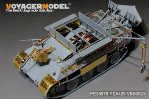 Maquette Voyager PE35979 Bergepanther Ausf.A allemand de la Seconde Guerre mondiale (type ancien, porte-outils Panther A) - Base pour TAKOM 2101 au 1/35 – Bild 6
