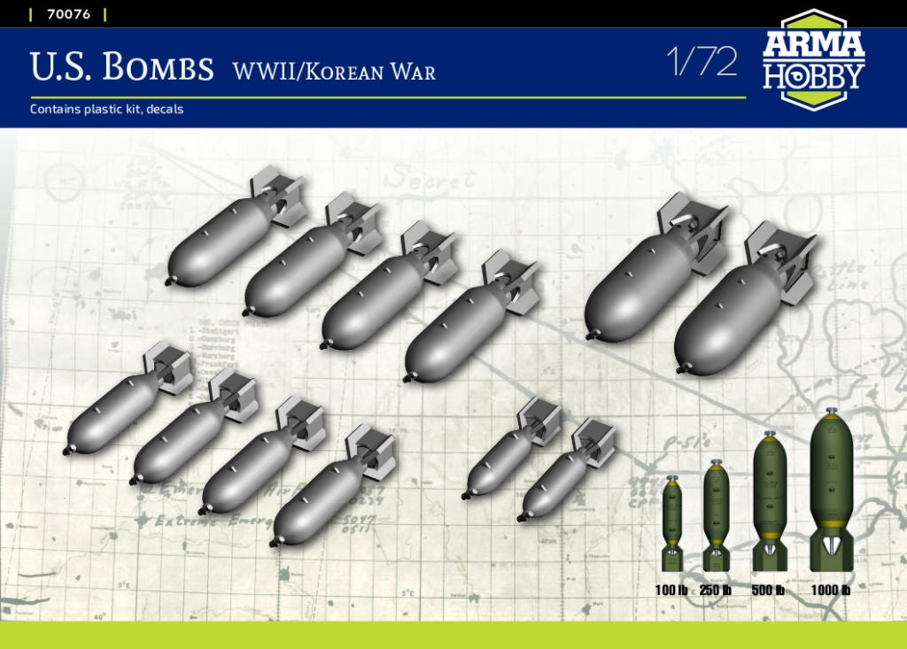 Arma Hobby 70076 Bombes américaines Seconde Guerre mondiale/Guerre de Corée 1/72  – imagen 2