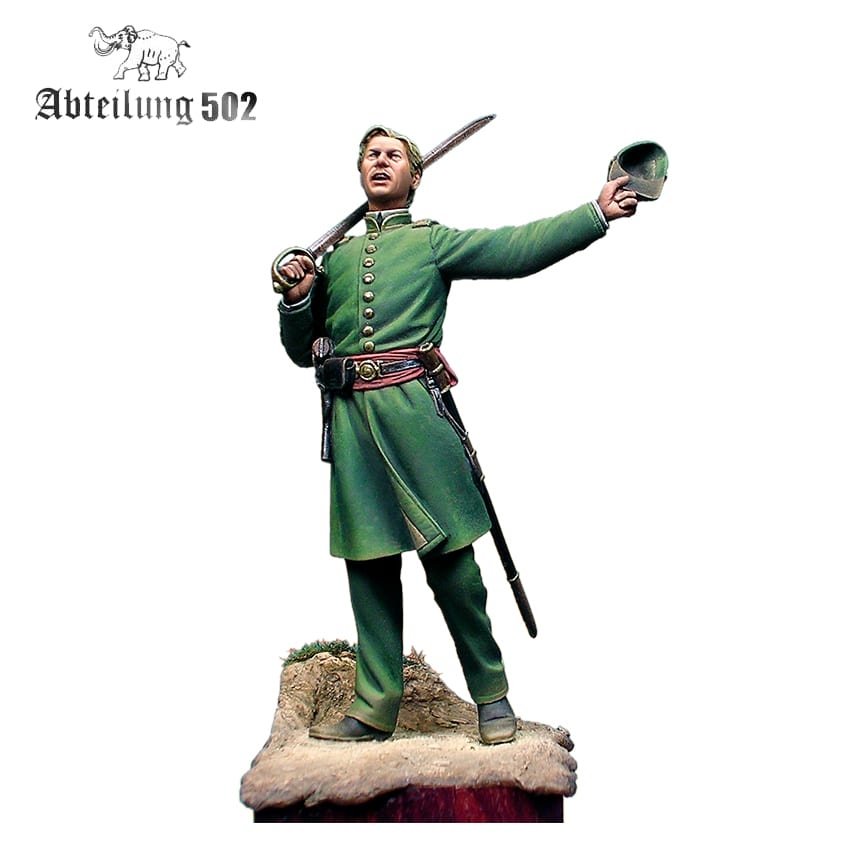 502 Abteilung ABT1013 5TH GEORGIA INFANTRY (FUSILS À CLINCH) 1861. RÉSINE 54MM. – immagine 3