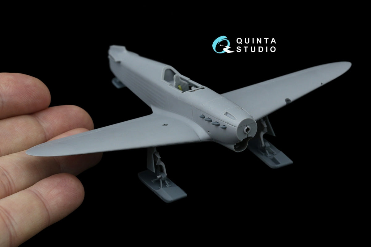 Quinta Studio QT72014 Train d&amp;#39;atterrissage de ski Yak-1 (Zvezda) 1/72 – immagine 4