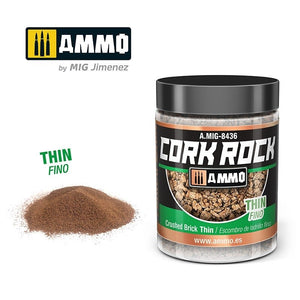 AMMO de Mig Jimenez 8436 CREATE CORK Brique Concassée Fine 100ml