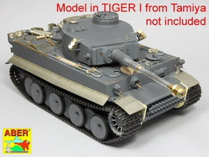 Aber 16143 Tiger I, E Tunisien avec 501e bataillon - garde-boues latéraux 1/16 – immagine 8