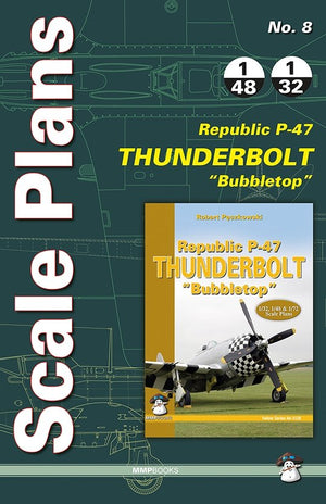 Plans à l&amp;#39;échelle MMP Books 78463 n° 8 P-47 Bubbletop EN