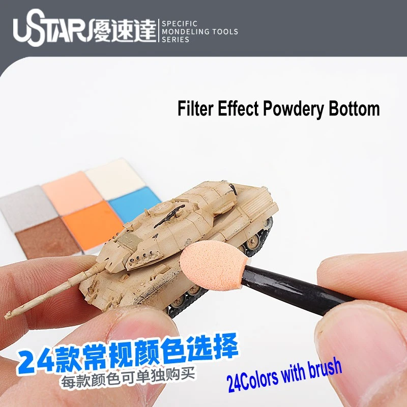 U-Star UA-91678 Aging Enamel Powder Light Skin Tone – zdjęcie 3