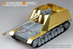 Voyager modèle PE35689 seconde guerre mondiale allemand Sd.Kfz.164 Nashorn pour DRAGON 6387/6165/6166/6314 1/35 – immagine 8