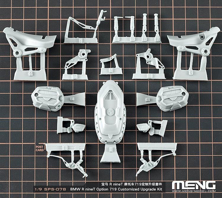 Kit de mise à niveau personnalisé Meng Model SPS-078 BMW R nineT Option 719 1/9 – image 2