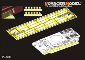 Maquette Voyager PEA398 Schürzen du char allemand King Tiger de la Seconde Guerre mondiale (pour MENG) 1/35