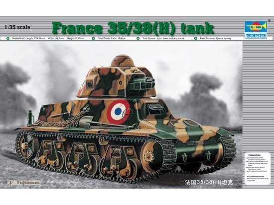 Trumpeter 00351 France 35/38(H) TANK SA 18 Canon de 37 mm (1/35)